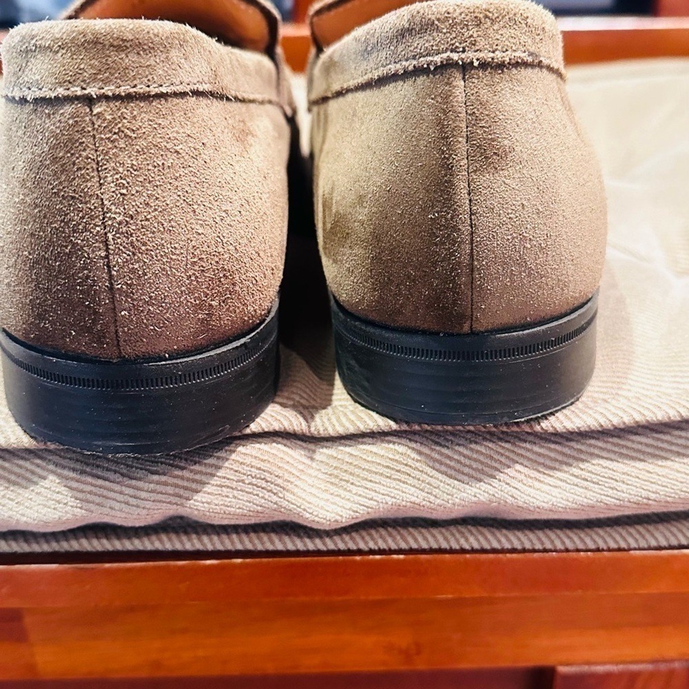 Geox Respira Suede Penny Loafers. - Picture 7 of 15